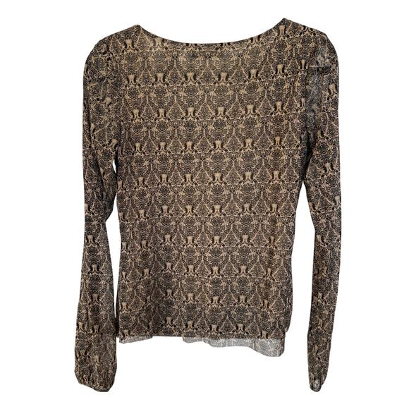 Y2K Babydoll Witchy Dark Romantic Fairy Goth Stretchy Date Night Top Small - Picture 3 of 8